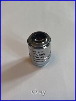 Nikon CF Plan 50x 0.55 NA WD 8.7 EPI ELWD Microscope Objective Lens