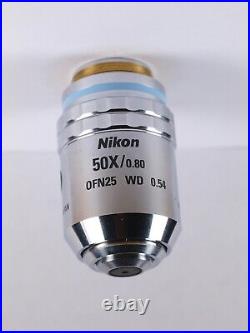 Nikon CF Plan 50x /0.80 EPI Infinity Microscope Objective