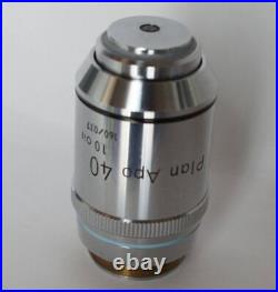 Nikon CF Plan Apo 40 Microscope Oil immersion Objective lens Optiphot Japan