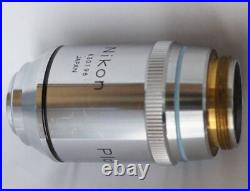 Nikon CF Plan Apo 40 Microscope Oil immersion Objective lens Optiphot Japan