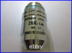 Nikon CF Plan EPI 20x/0.46? /0 EPI WD 3.1 Infinity Microscope Objective
