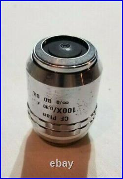 Nikon Cf Plan 100x/0.90 B/d DIC Microscope Objective