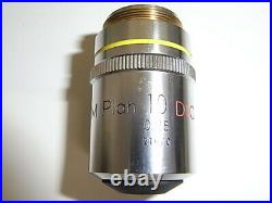 Nikon DIC M Plan Objective Microscope Lens 10X MPlan Nomarski 0.25 210/0 RMS