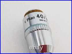 Nikon E Plan 40/0.65 160/0.17 Microscope Objective Lens Free