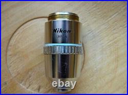 Nikon E Plan x40 /0.65 Microscope Objective Lens RMS Thread GWO Needs a Clean