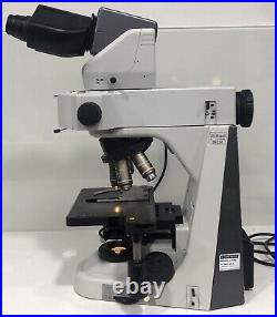 Nikon Eclipse 50i Microscope with 2 x CFI 10x/22 Eyepieces with 4 PLAN x Optics