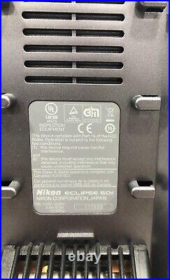 Nikon Eclipse 50i Microscope with 2 x CFI 10x/22 Eyepieces with 4 PLAN x Optics