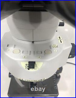 Nikon Eclipse 50i Microscope with 2 x CFI 10x/22 Eyepieces with 4 PLAN x Optics