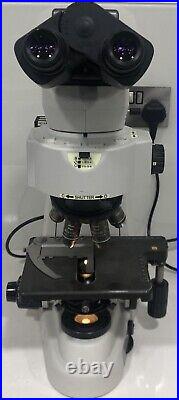 Nikon Eclipse 50i Microscope with 2 x CFI 10x/22 Eyepieces with 4 PLAN x Optics