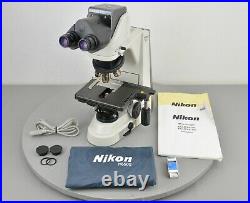 Nikon Eclipse 50i Microscope with Nikon Plan 4x 10x 40x 100x Objectives