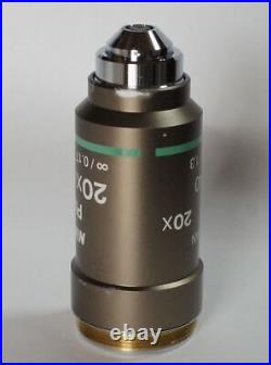 Nikon Eclipse Biological Microscope Objective Lens CFI Plan 20x/0.40 Japan