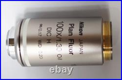 Nikon Eclipse Biological Microscope Objective Lens CFI Plan Fluor 100x/1.30