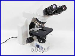 Nikon Eclipse E400 Microscope with 4X 10X 40X 100X Plan Objectives (great shape)