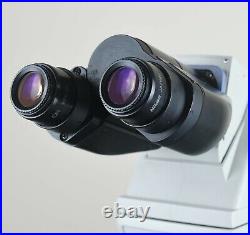 Nikon Eclipse E400 Research Microscope with Ergo Head & 4 Nikon Plan Objectives