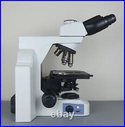 Nikon Eclipse E400 Research Trinocular Microscope 4 Plan Objectives Camera Port