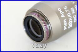 Nikon Eclipse Microscope Lens Plan Apo 20x DIC Infinite M25 Microscope Lens