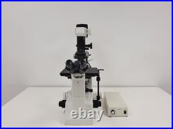 Nikon Eclipse TE200 Microscope with 3 x Objectives Plan, Ph with TE-PS100 PSU Lab