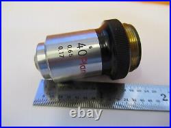 Nikon Japan Objective Plan 40x Optics Microscope Part As Pictured &ft-1-a-27