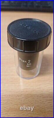Nikon Japan Plan 2/0.05 160/- 234465 Microscope Lens Optics Objective