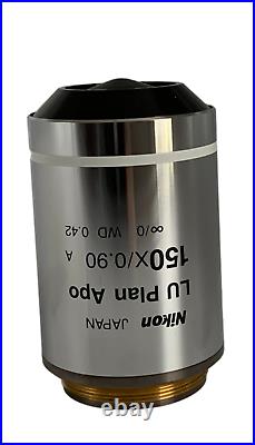 Nikon LU Plan APO 150x 0.90 BD, WD 0.42 Microscope objective