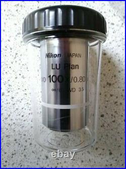 Nikon LU Plan EPI ELWD 100X / 0.80 microscope objective