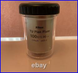 Nikon LU Plan Fluor 100x / 0.90 A Microscope Objective Lens