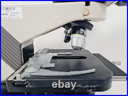 Nikon Labophot 2 Polarizing Microscope with 3 x Objectives E Plan Lab 10/20/40 Lab