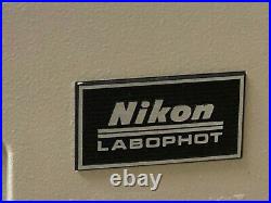 Nikon Labophot Compound Microscope with 4 E PLAN PLAN 50 Objectives