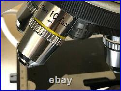 Nikon Labophot Compound Microscope with 4 E PLAN PLAN 50 Objectives