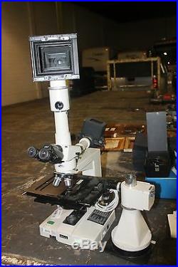 Nikon Labophot Microscope with 4 Objective Lens BD Plan 60 20 10 5 DIC
