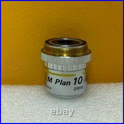 Nikon M Plan 10 (10/0.21/210/0) 10x Magnification, Microscope Objective. Tested