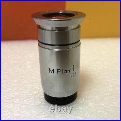 Nikon M Plan 1x / 0.03 (78777) Metalurgical Reflected Light Microscope Objective