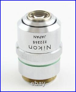 Nikon M Plan 20x 0.4 ELWD Microscope Objective 210 Optiphot Epiphot