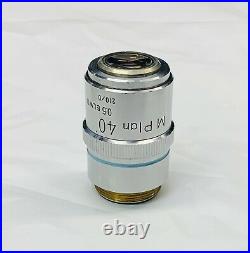 Nikon M Plan 40X/0.5 ELWD Microscope Objective Lens 210mm rms