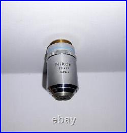 Nikon M Plan 40x 0.55 LWD RMS 210mm Lens Microscope