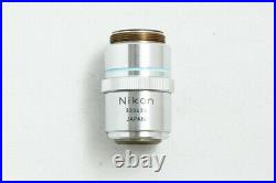 Nikon M Plan 40x/0.5 ELWD Microscope Objective Lens from Japan #1786