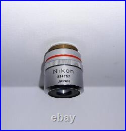 Nikon M Plan 5x 0.10 RMS Optiphot Epiphot Lens Microscope 210mm