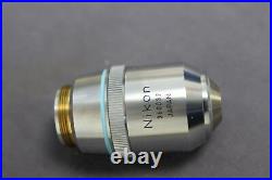 Nikon M Plan APO 40x /0.80 210mm Metallurgical Microscope Objective