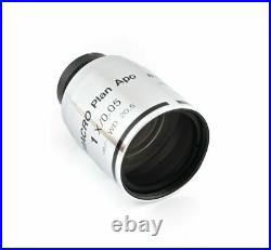 Nikon Macro Plan APO 1x rarest objective for E800M, E1000M Eclipse Microscope
