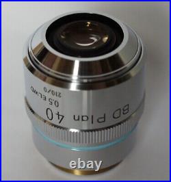 Nikon Metal Microscope Objective Lens Nikon BD Plan 40 ELWD Used