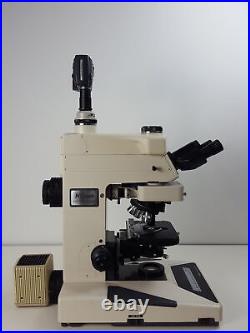 Nikon Microphot-SA Microscope with 6 Objectives M Plan, Vickers DIN, Zeiss ph2