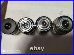 Nikon Microscope 4 objective lenses set PhL Plan4 Ph1 Plan10 Ph2 Plan20 Ph3DM