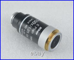 Nikon Microscope E Plan 100x Oil Objective M25 CFI Infinity Eclipse E400 E200