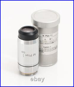 Nikon Microscope Lens M Plan 1x/0.03