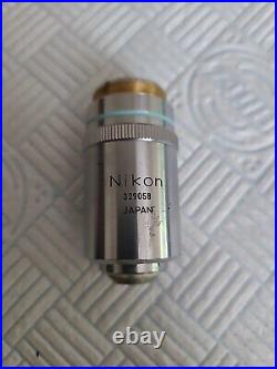 Nikon Microscope Lens M Plan 40x/0.65 210/0 329058 Japan