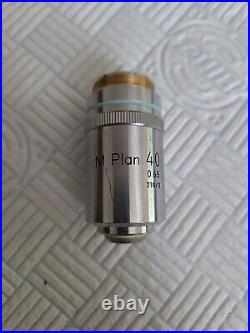 Nikon Microscope Lens M Plan 40x/0.65 210/0 329058 Japan