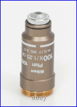 Nikon Microscope Lens Plan 100x/1.25 Oil
