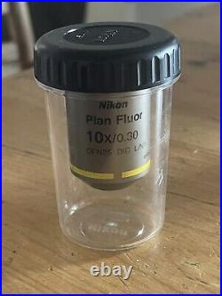 Nikon Microscope Lens plan X1 And APO X 1