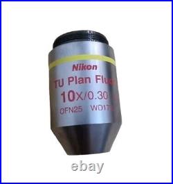 Nikon Microscope Objactive TU Plan Fluor 10x/0.30 OFN25 WD17.5