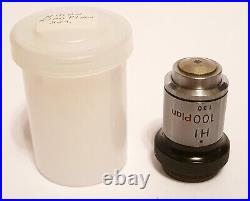 Nikon Microscope Objective 100x, HI Plan, NA 1.3, in very good condition